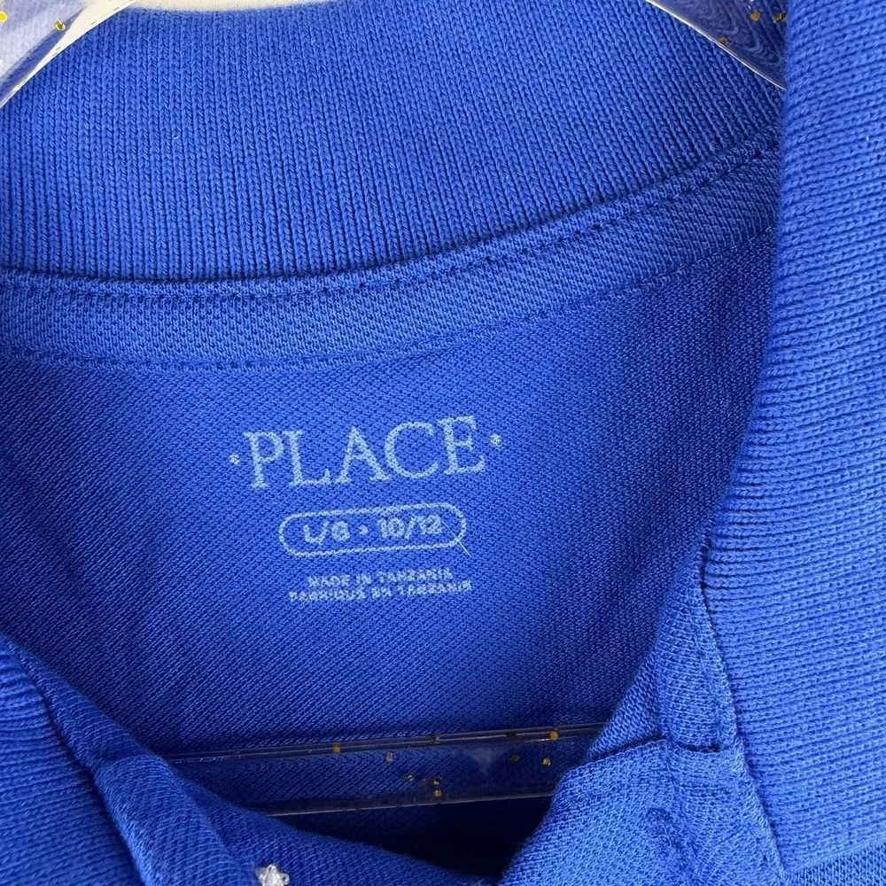 The Children's Place‎ Polo Shirt Royal Blue Short Sleeve Boys Large 10/12 Preppy